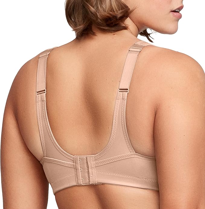 Glamorise No-bounce Camisole Sports Wirefree Bra Cafe Size 40DD