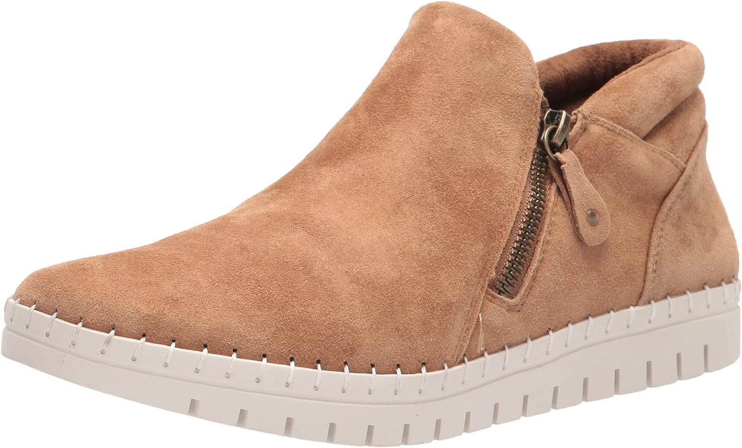 Bella Vita Women's Camberly Sport Booties Color Saddle Kid Suede Leather Size 8.5W