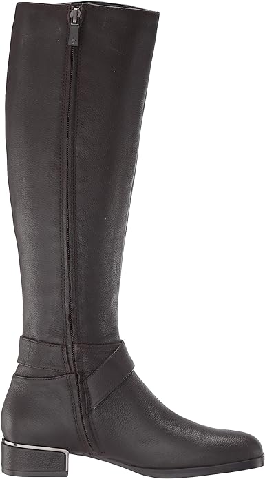 Kenneth Cole New York Branden Buckle Fashion Boot Color Chocolate Size 9.5M