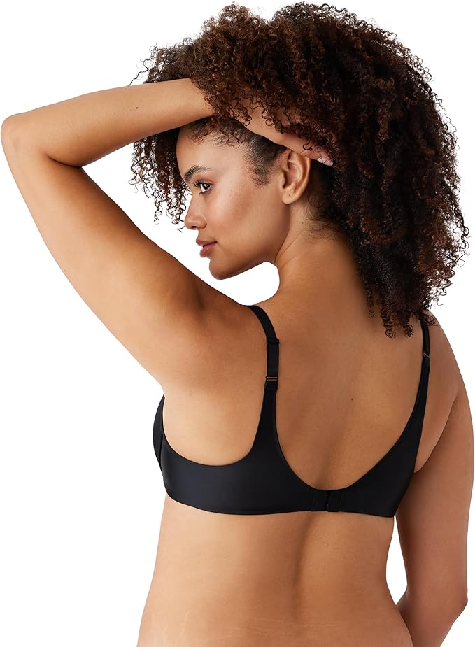 Wacoal Women's Inner Sheen Contour T-Shirt Bra Black Size 34DDD