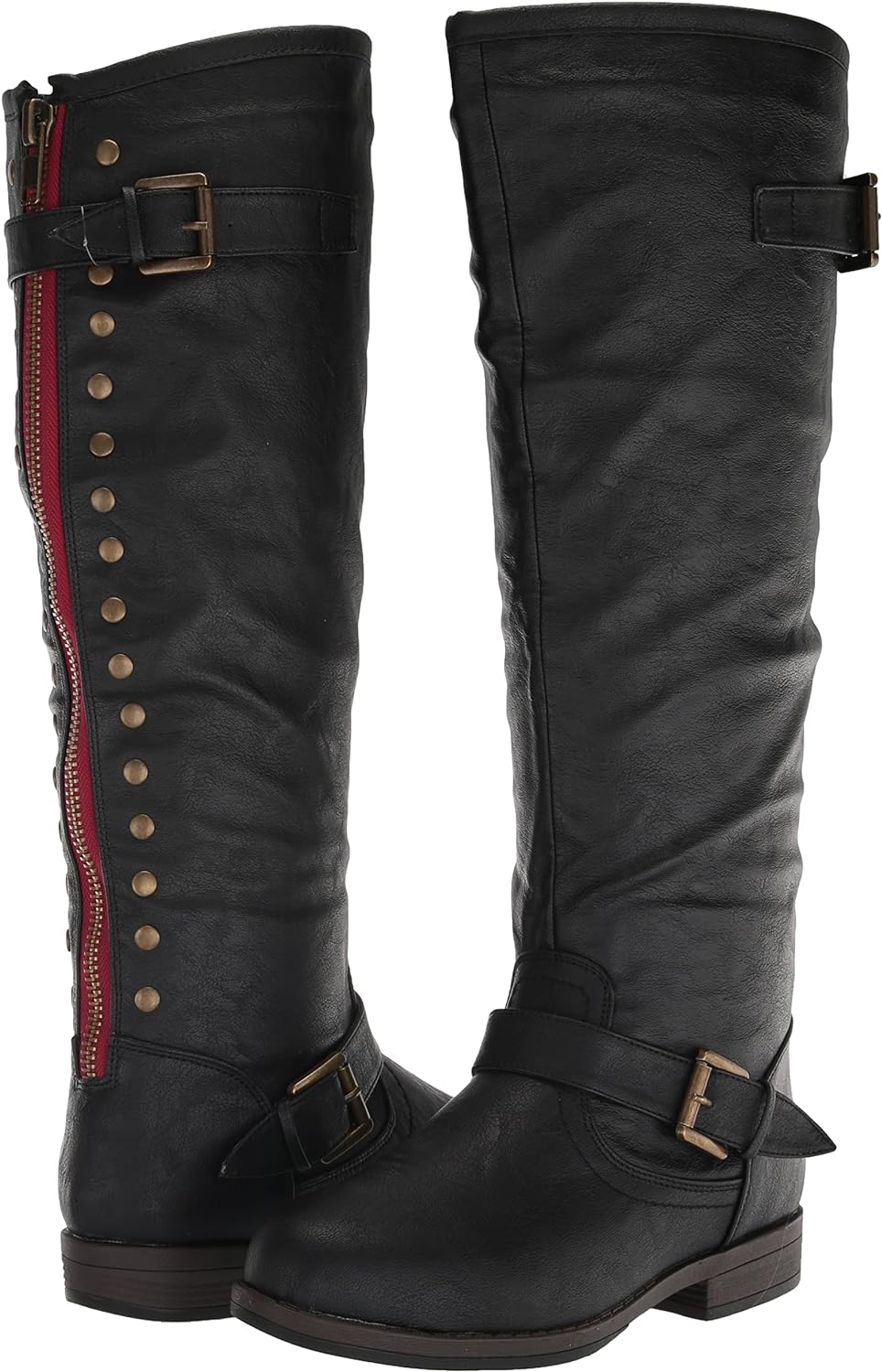 Journee Collection Women's Spokane Wide Calf Knee High Boots Color Black Size 9M