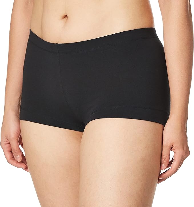 Maidenform Dream Cotton Tailored Boyshort Panties Black Size M