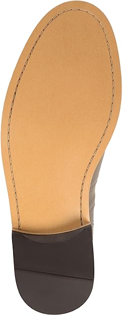 Vance Co. Men's Durant Chelsea Boot Color Gray Faux Leather Size 10M