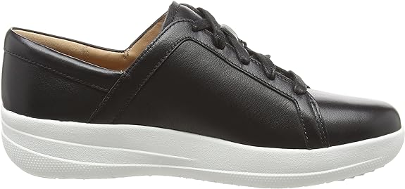 FitFlop Women's F-Sporty II LACE UP Sneakers Color Black Leathe Size 5M