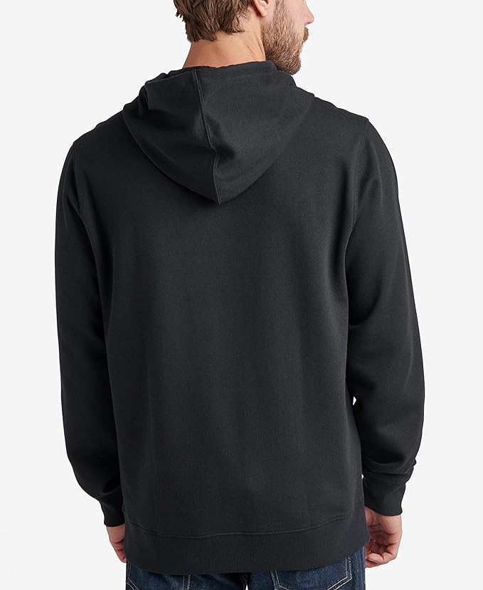 REEF Men's Legacy Fleece Hoodie Color Caviar Size M