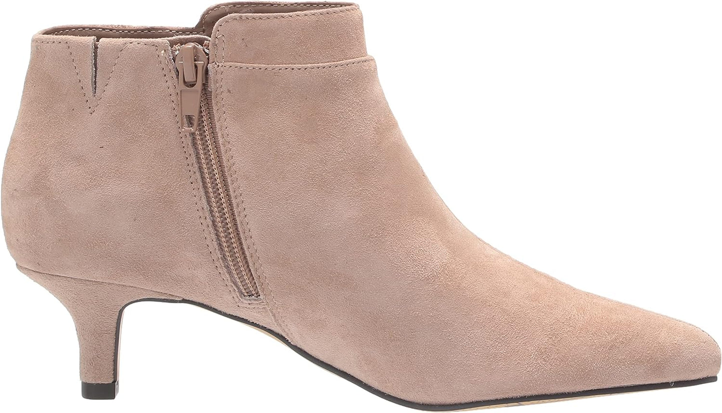 Bella Vita Women's Bindi Dress Fashion Booties Color Almond Kid Suede Leather Size 8M