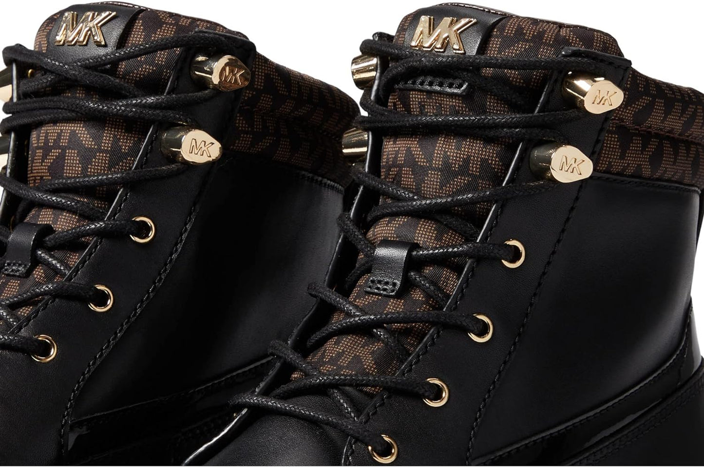 Michael Kors Women's Turner Booties Color Black/Brown Size 8.5M