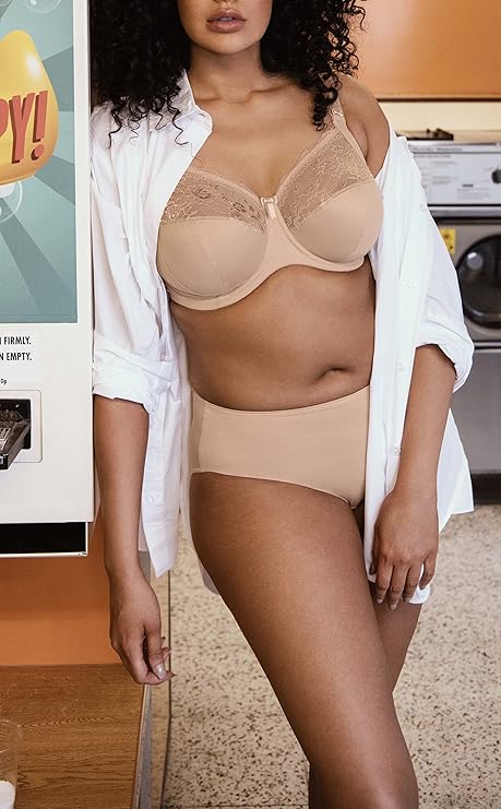 Elomi Full Figure Morgan Underwire 3-Section Cup Bra Sahara Size 42G