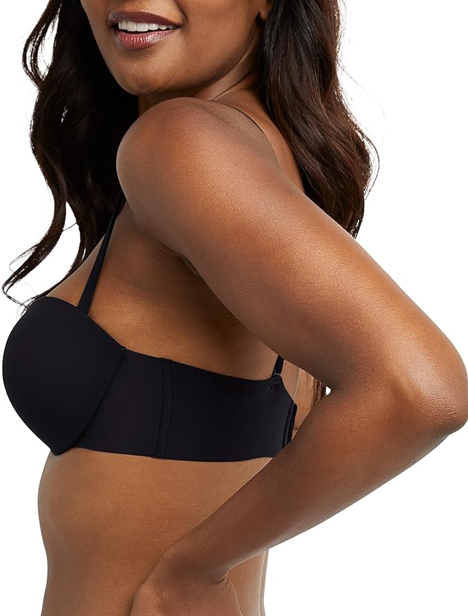 Maidenform DreamWire Strapless 6-Way Convertible Bra Black Size 38C