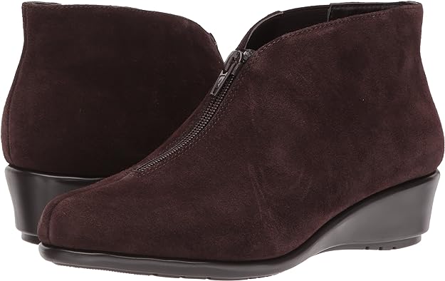 Aerosoles Women's Allowance Ankle Boot Color Dark Brown Suede Size 5.5M