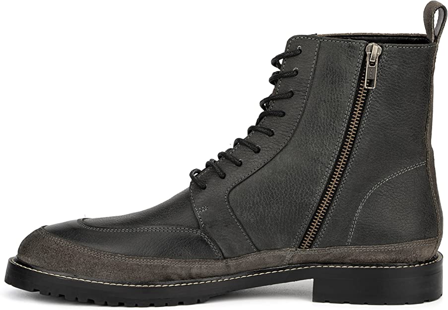Reserved Footwear Men's Zero Fashion Motorcycle Casual Boots Color Black Size 9M