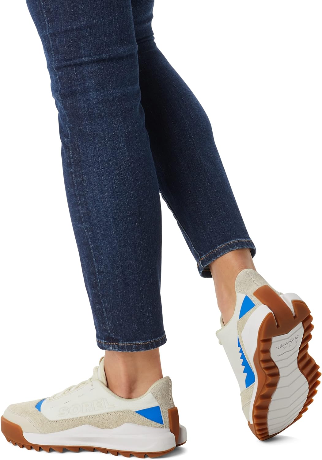 Sorel Women's Ona 718 Low-Top Sneakers Color Chalk Sea Salt Size 8M