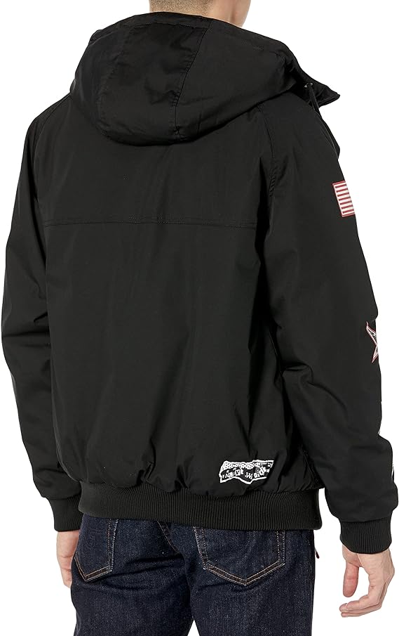 Volcom Men's USST Hernan 5k Water Resistant Heavyweight Jacket Color Black Size M