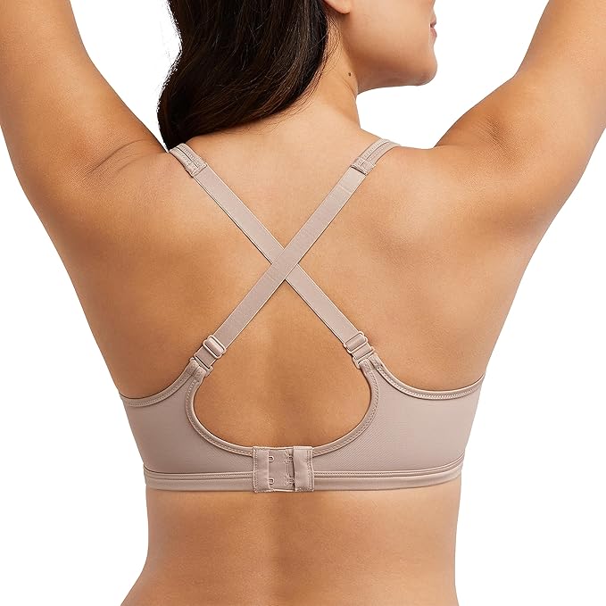 Bali One Smooth U Lace Minimizer Underwire Bra Evening Blush Size 36D