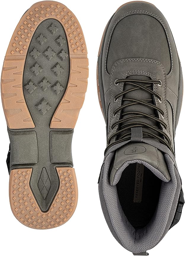 Reserved Footwear Men's Preston Mid-Top Sneaker Color Gray Size 9M