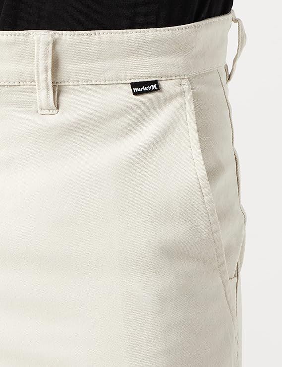 Hurley Men's Worker Icon Pants Color Light Bone Size 36