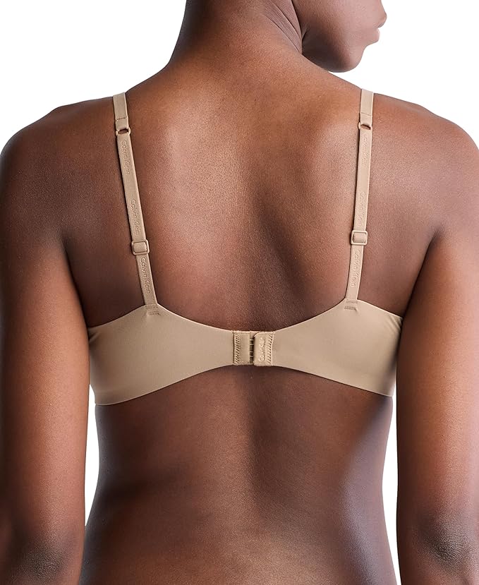 Calvin Klein Perfectly Fit Modern Lightly Lined T-Shirt Bra Rich Taupe Size 32B