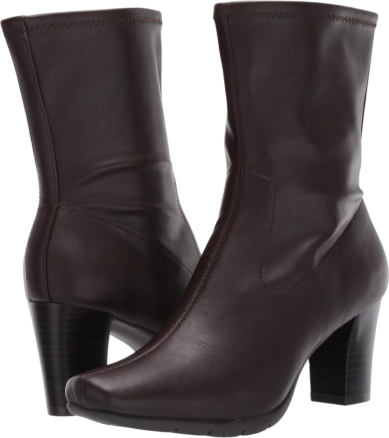 Aerosoles Women's Cinnamon Heel Cinnamon Mid Calf Boots Color Brown Size 10M