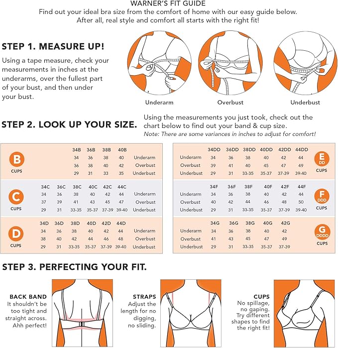 Warner's Cushioned Underwire Lightly Lined Convertible Strapless Bra Black Size 36C