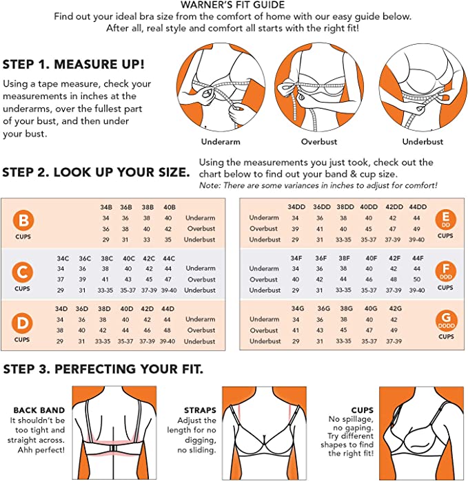 Warner's Women's Flex Revolution Underwire Contour Bra Color Beige Size 38DD