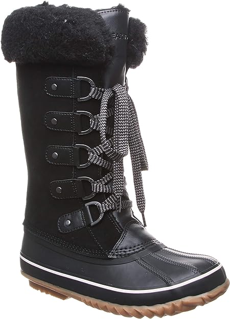 BEARPAW Women's Denali Winter Boot Color Black II Size 8