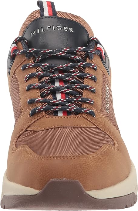 Tommy Hilfiger Men's Lorde Lace-Up Sneakers Color Wheat/Navy Size 11.5M