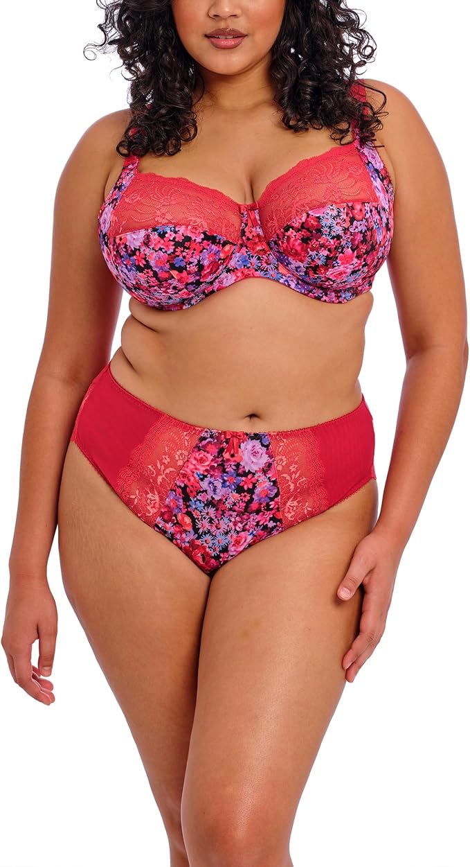 Elomi Women's Plus Size Morgan Banded Bra Sunset Meadow Size 38H