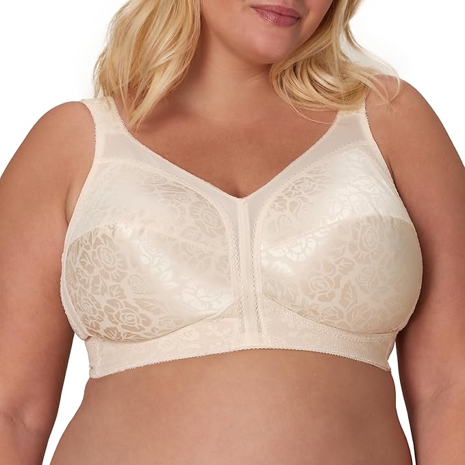 Playtex 18 Hour Full-Coverage Comfort-Strap Wireless Bra Natural Beige Nude Size 38B
