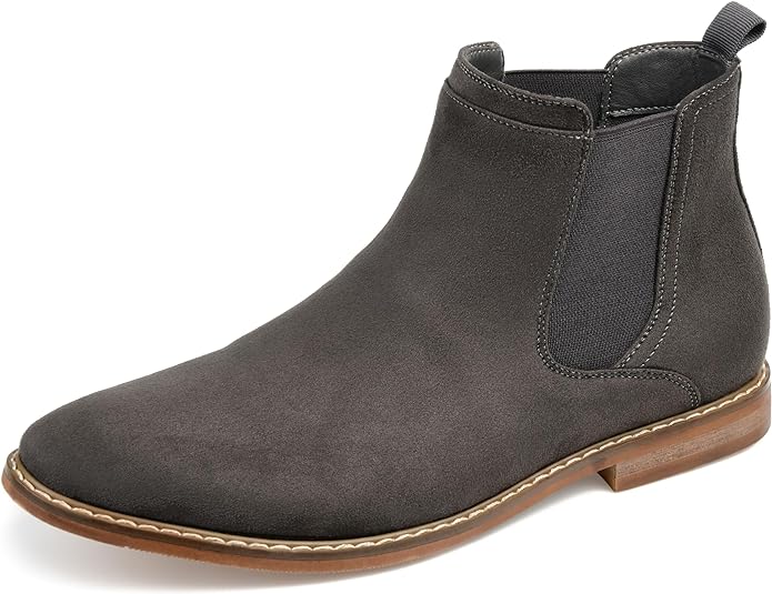 Vance Co. Men's Marshall Chelsea Boot Color Gray Size 10.5M