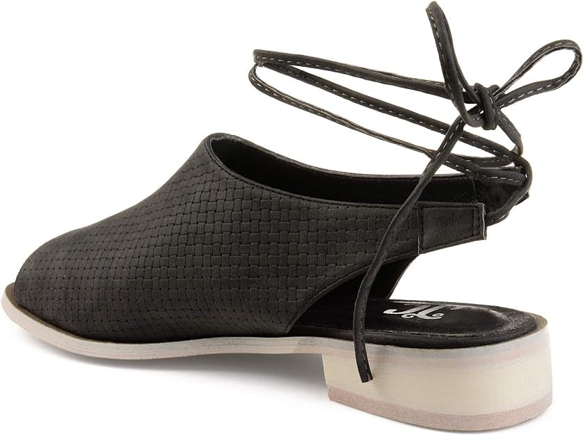 Journee Collection Women's Blanch Bobbi Slingback Sandal Color Black Size 9M