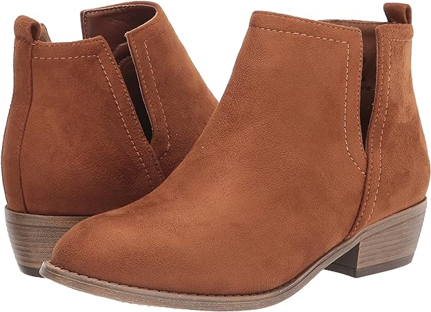 Journee Collection Women's Rimi Ankle Booties Color Camel Size 7.5M