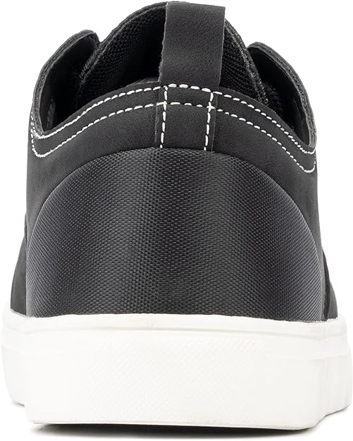 Reserved Footwear Men's Kono Boat Shoe Color Black Size 12M