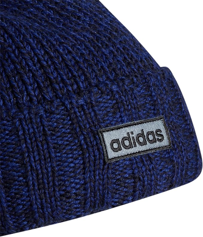 adidas Men's Recon II Ballie Beanie Hat Color Legend Ink/Victory Blue Twist One Size