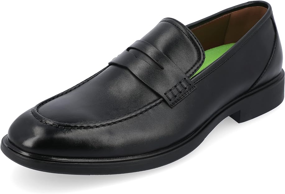 Vance Co. Men's Keith Penny Loafer Color Black Size 11.5W