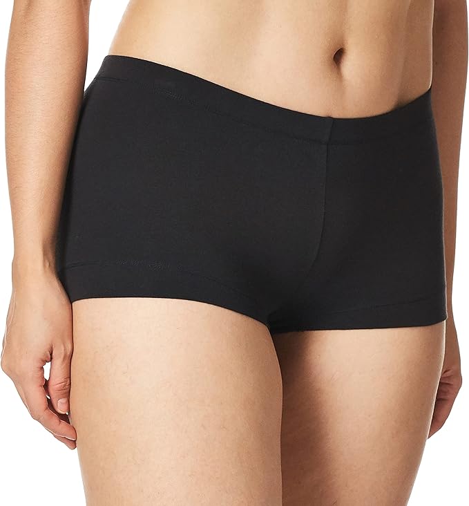 Maidenform Dream Cotton Tailored Boyshort Panties Black Size M
