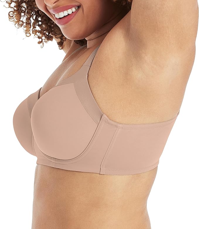 Playtex Women's Secrets Shapes Support Balconette Bra Evening Blush Size 42C
