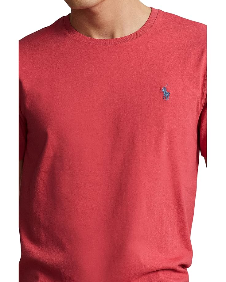 Polo Ralph Lauren Men's Classic-Fit Jersey Crew-Neck T-Shirt Color Red Sky Size XL
