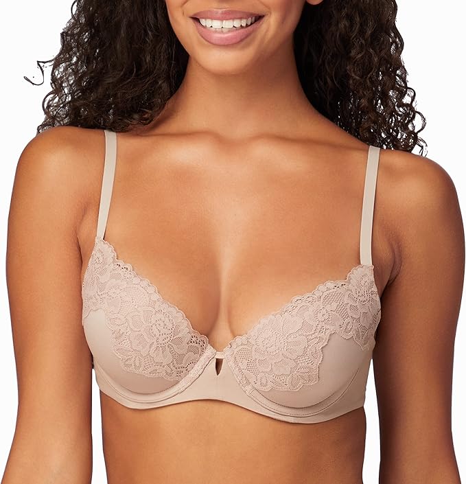 Maidenform Women's Comfort Devotion Your Lift Underwire Bra Blush Size 40C