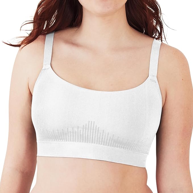 Bali Comfort Revolution ComfortFlex Fit Shaping Wireless Bra White Size L