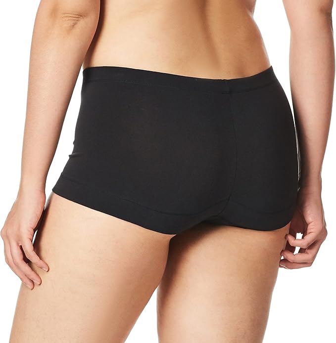 Maidenform Dream Cotton Tailored Boyshort Panties Black Size M