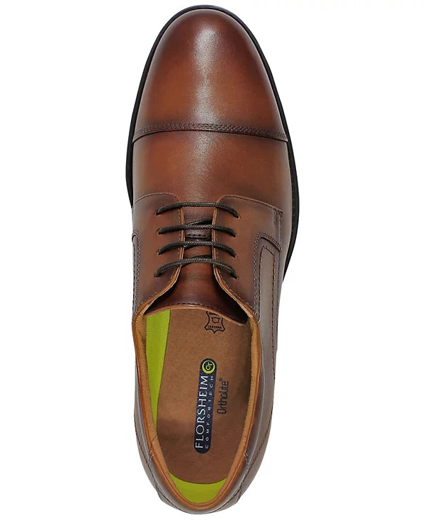 Florsheim Men's Center Cap Toe Oxfords Cognac Size 9