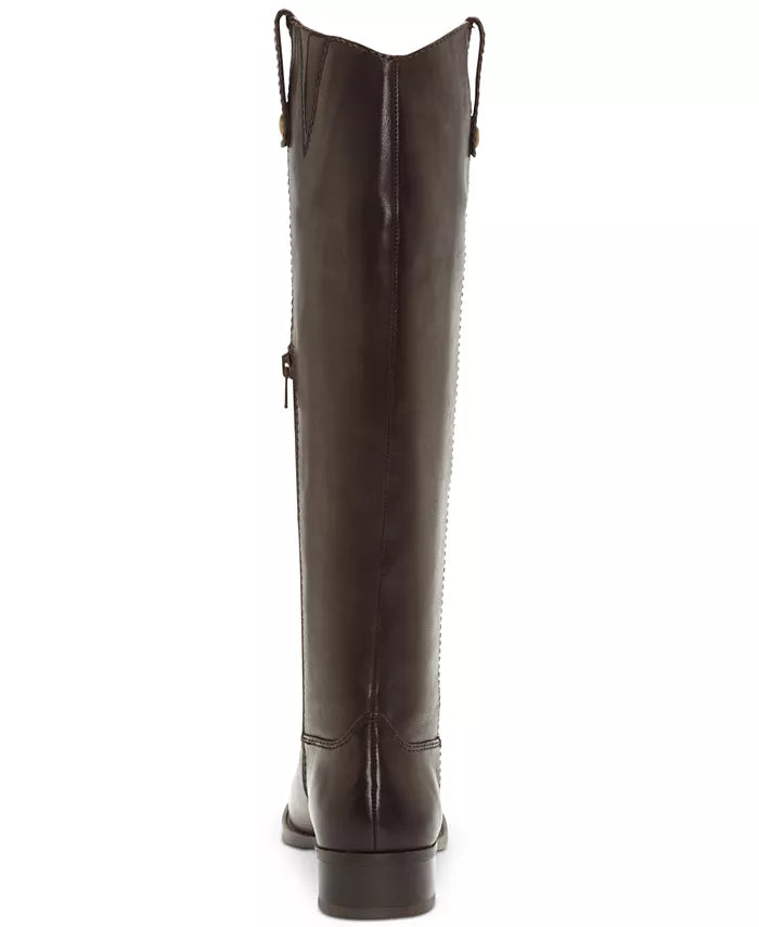 INC International Concepts Fawne Leather Closed Toe Boots Color Chocolate Size 6M