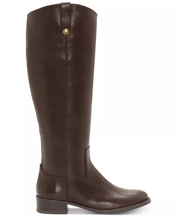 INC International Concepts Fawne Leather Closed Toe Boots Color Chocolate Size 6M