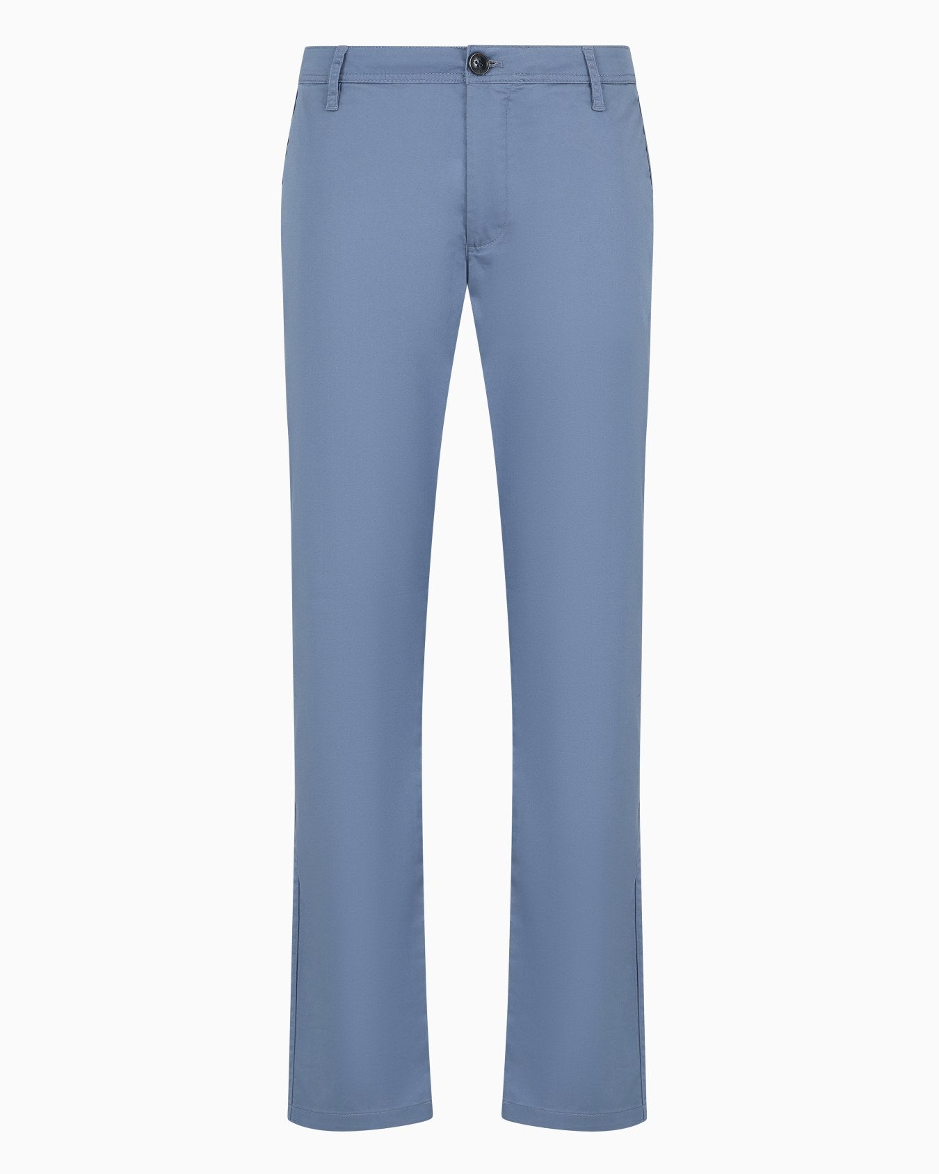 Armani Exchange Men's Slim-Fit Gabardine Trousers Light Blue Size 34S