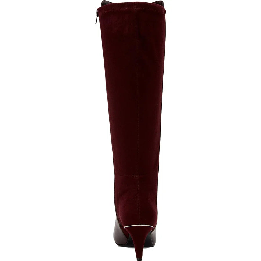 Alfani Women's hakuu Leather Pointed Toe Knee High Fashion Boots Color Red Size 6 M