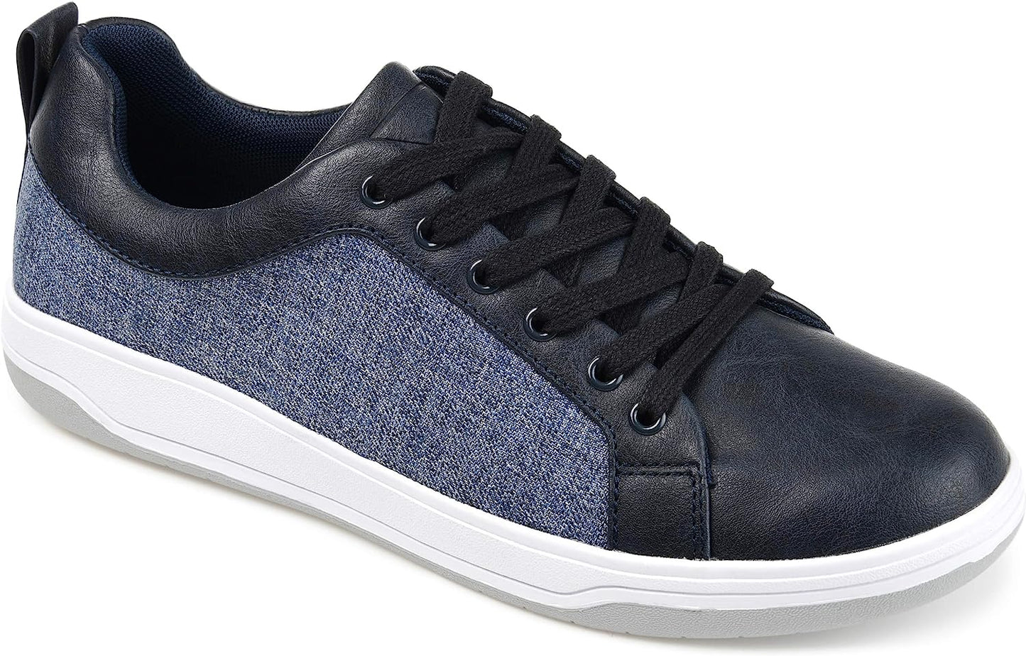 Vance Co. Men's Cruz Lace-up Casual Round Toe Sneaker Color Blue Size 9M