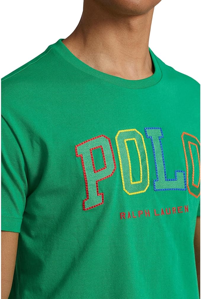 Polo Ralph Lauren Men's Embroidered Logo T-Shirt Color Preppy Green Size M