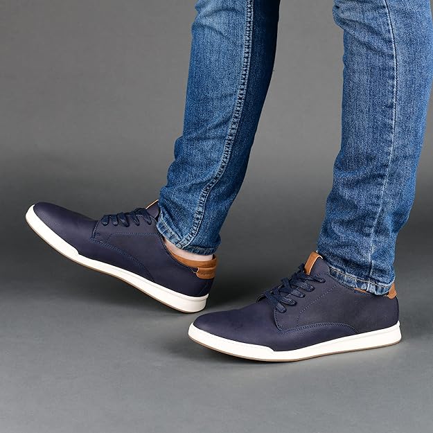 Vance Co. Men's Aydon Casual Sneaker Color Blue Size 11W