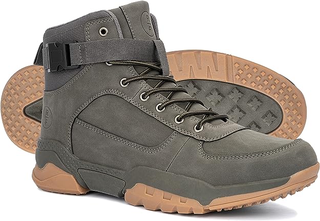Reserved Footwear Men's Preston Mid-Top Sneaker Color Gray Size 10M