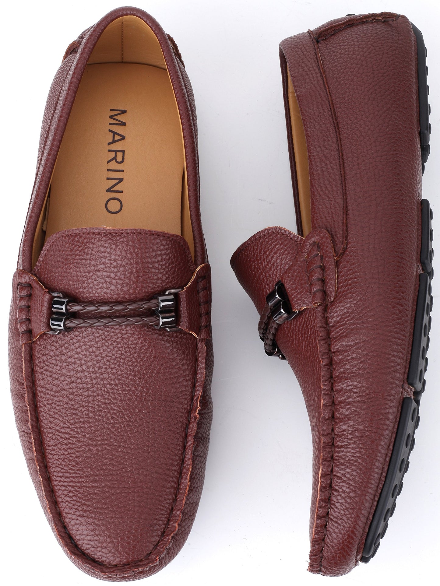 Mio Marino Men's Dress/Casual Loafers Color Brown Size 10.5
